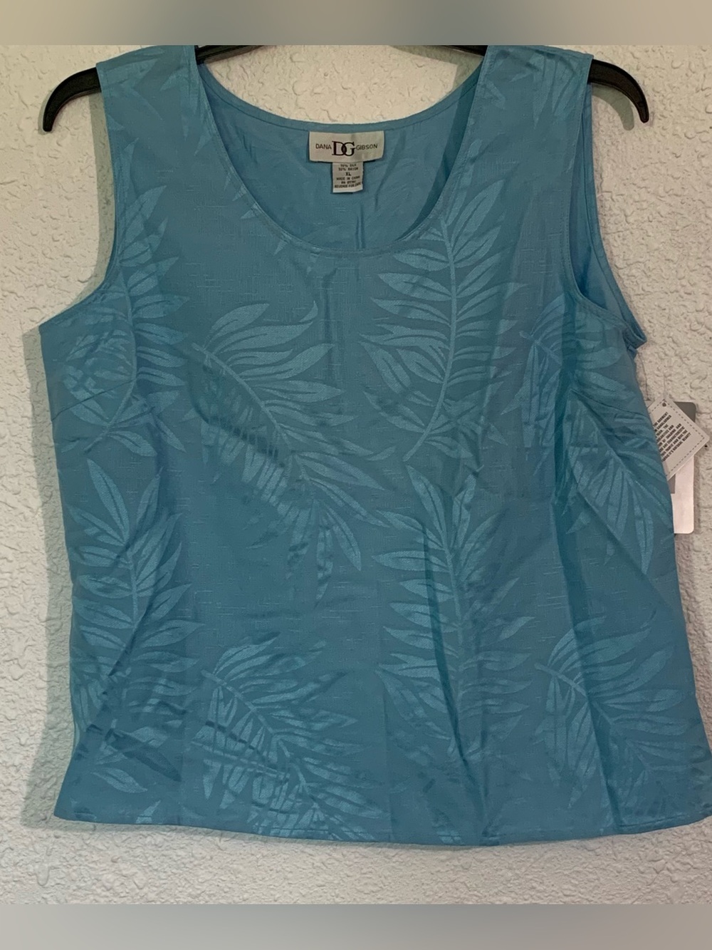 Dana Gibson  Light Blue Top - XL